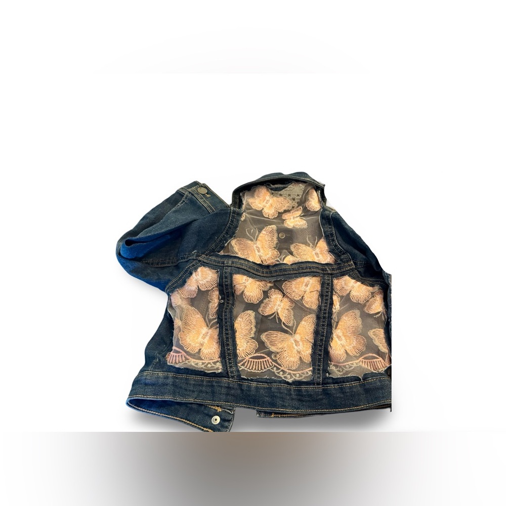 Cutout Jean jacket
